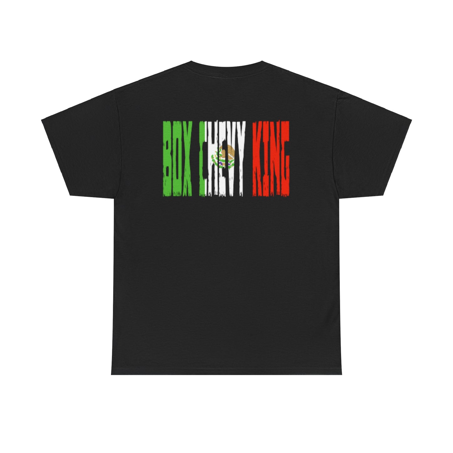 Unisex Heavy Cotton Tee - 'BCK Box Chevy King' Graphic Tee