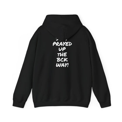 Unisex Heavy Blend™ Hooded Sweatshirt - BCK Crown Design - Prayed Up the BCK Way!